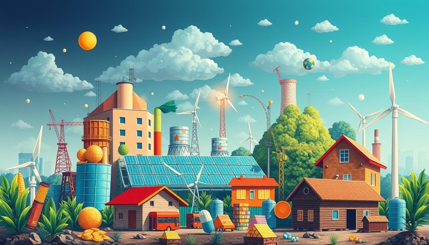 Investitionen in Erneuerbare Energien: Wie der Energiwandel das Wirtschaftsszenario verändert