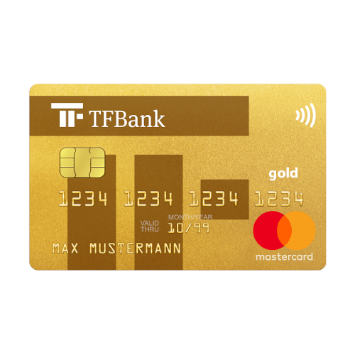 So beantragen Sie die TF Bank Mastercard Gold Kreditkarte effektiv